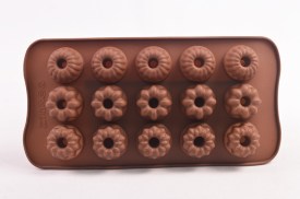 Molde silicona 15 mini savarines